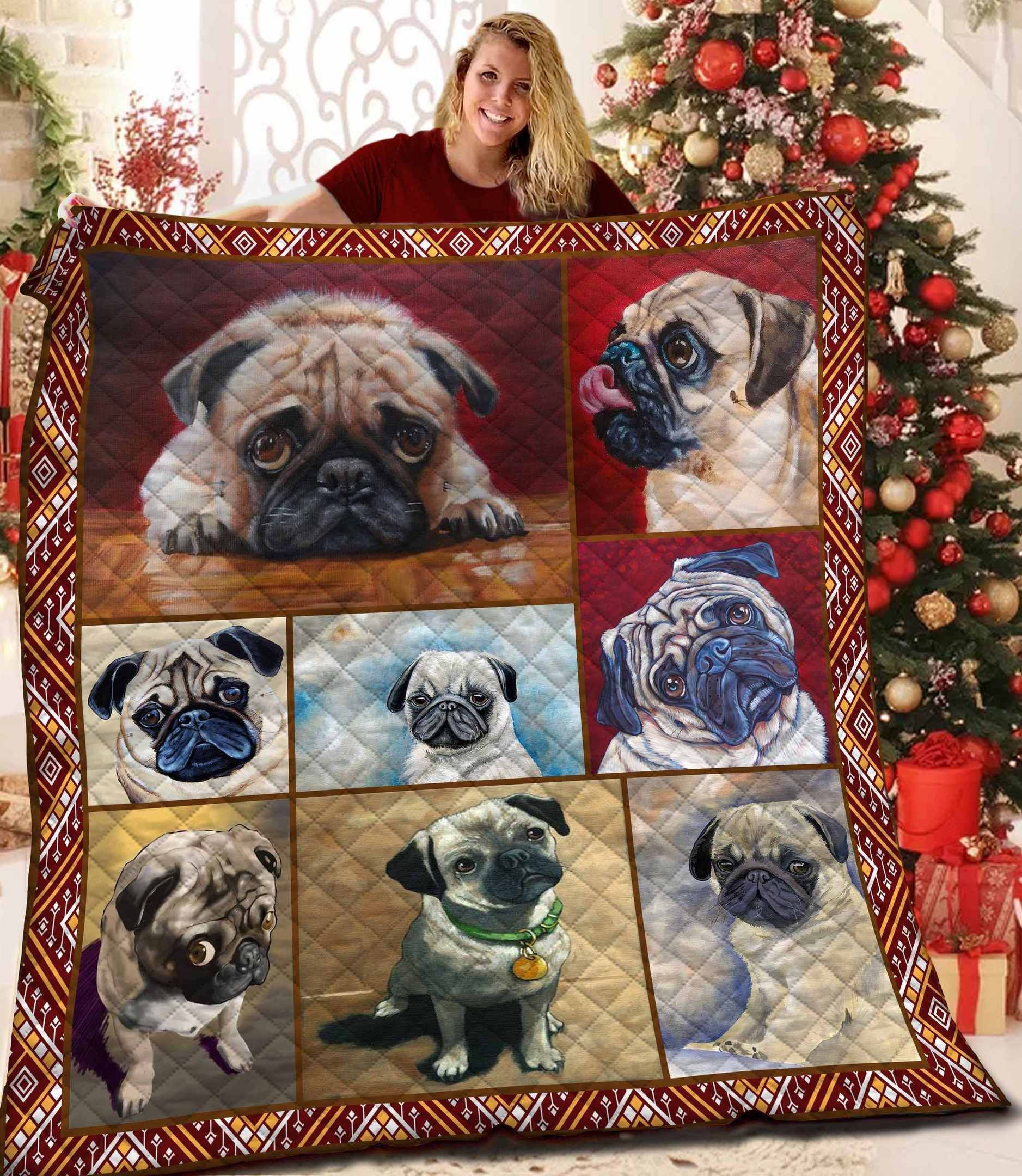 Pug Quilt Blanket BBB0411229SM