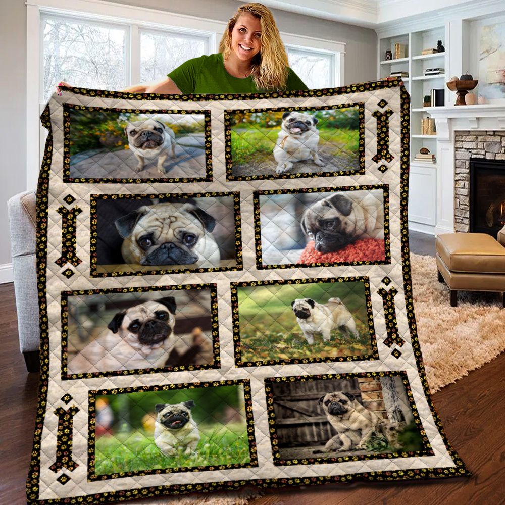 Pug Quilt Blanket BBB150211SM