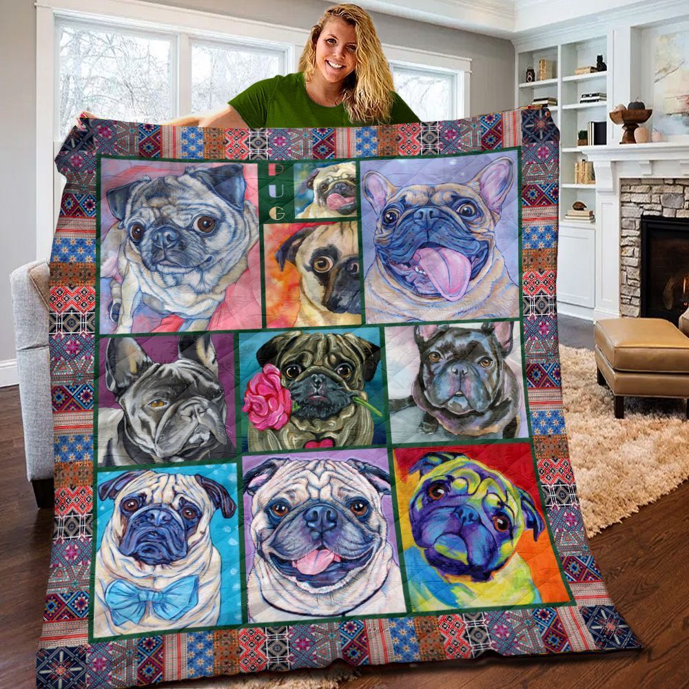 Pug Quilt Blanket BBB210203NL