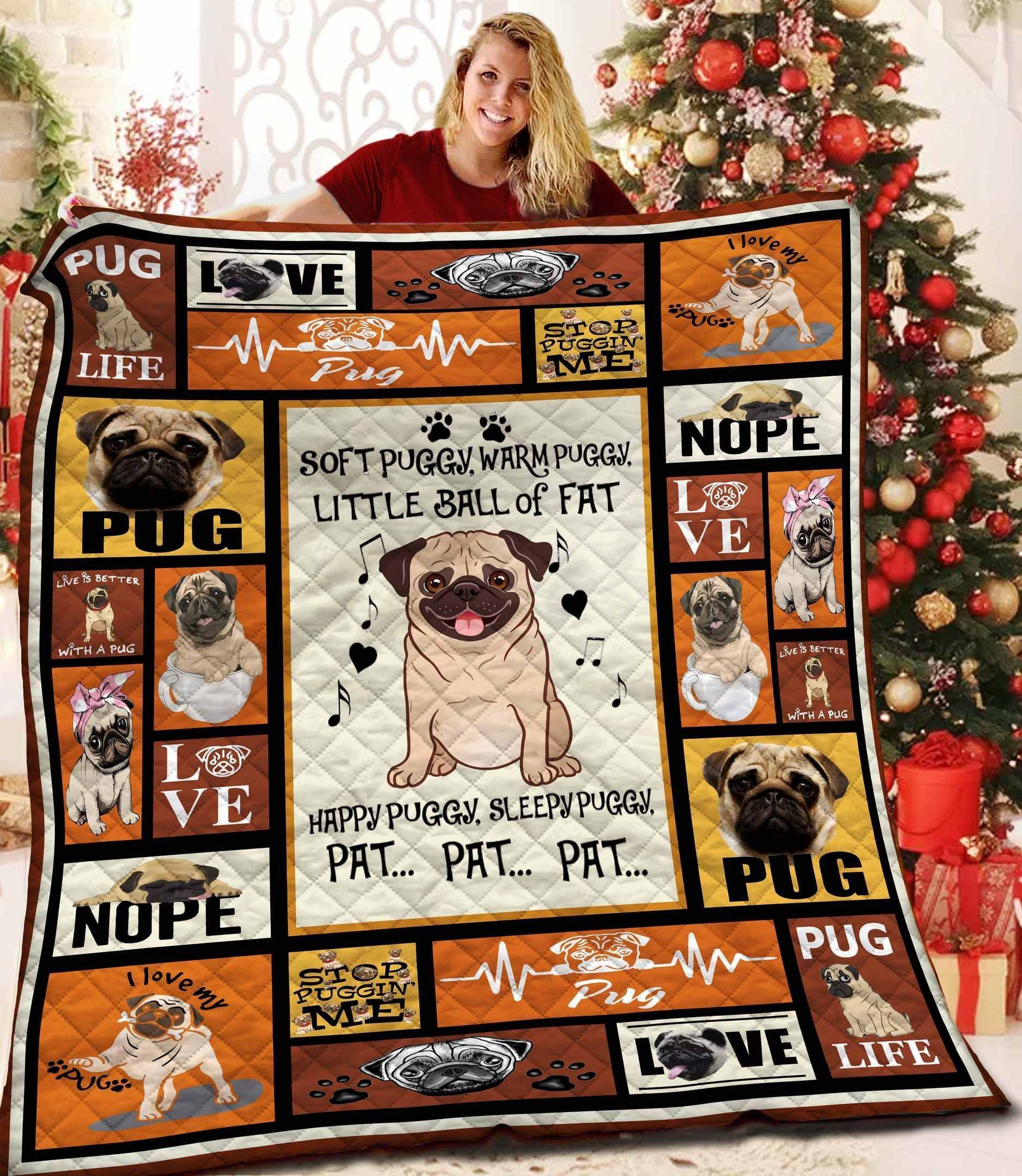 Pug Quilt Blanket BBB271120SM