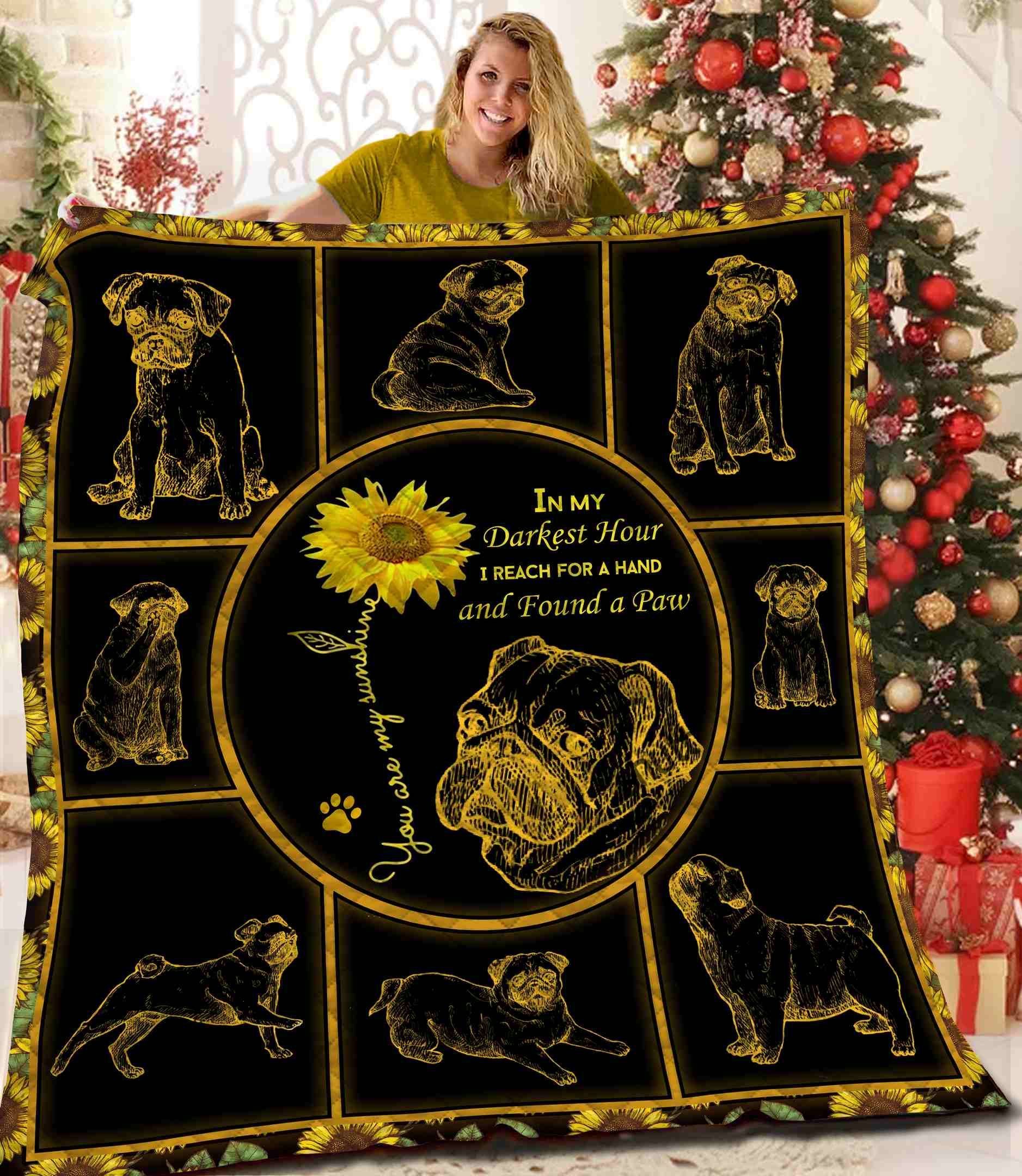 Pug Quilt Blanket BBB281105NB