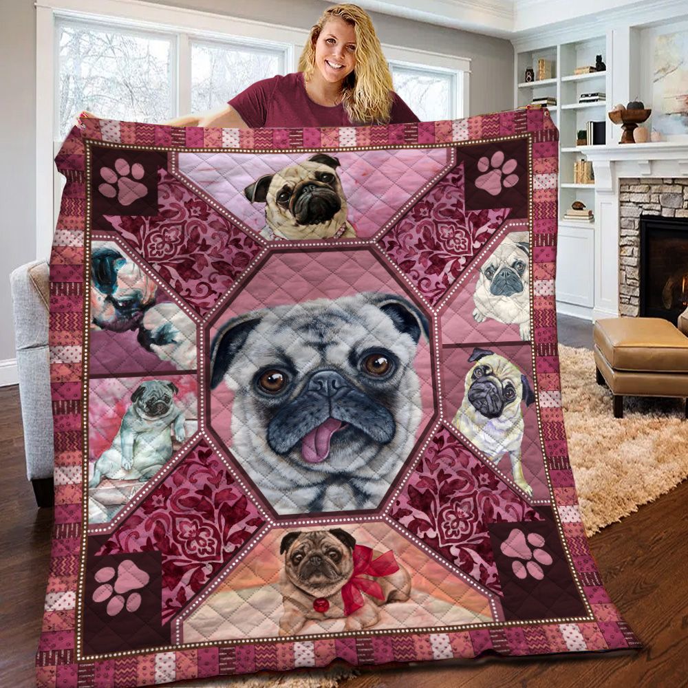 Pug Quilt Blanket BBT180204MH