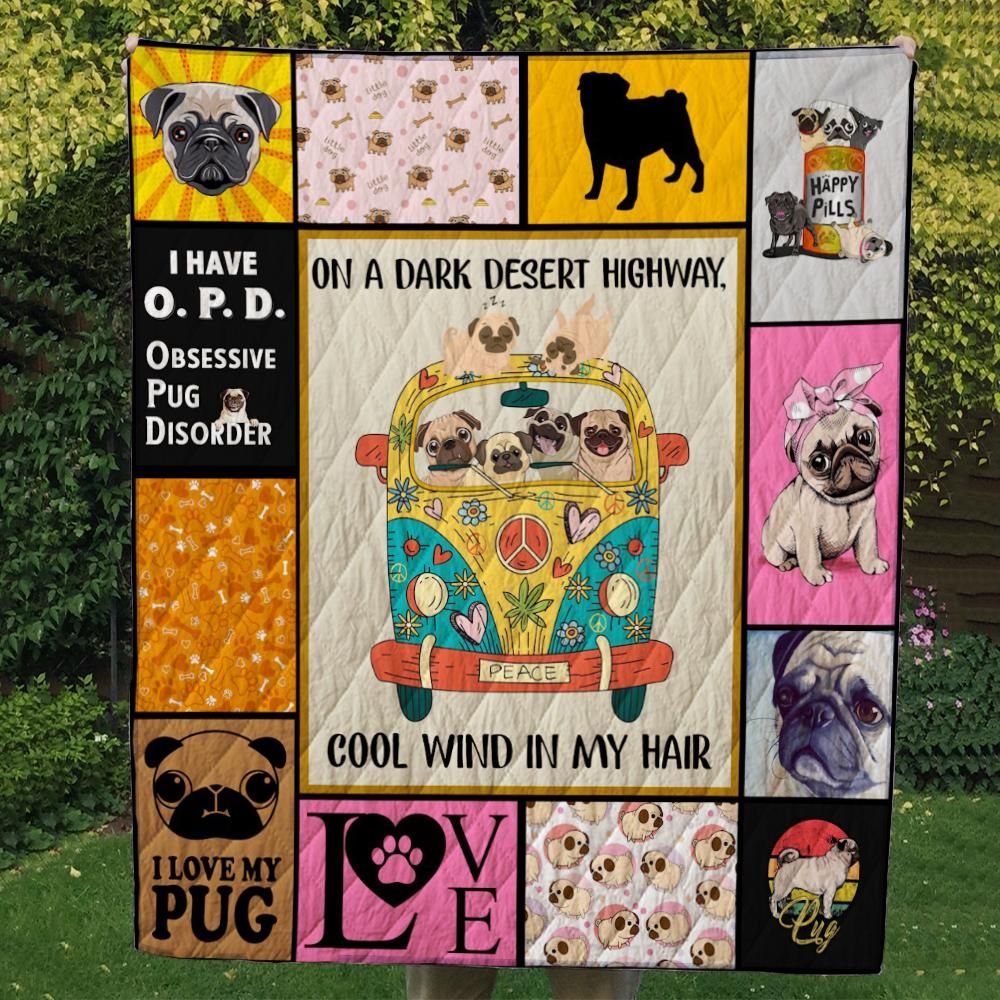 Pug Quilt Blanket DHC02012010TD