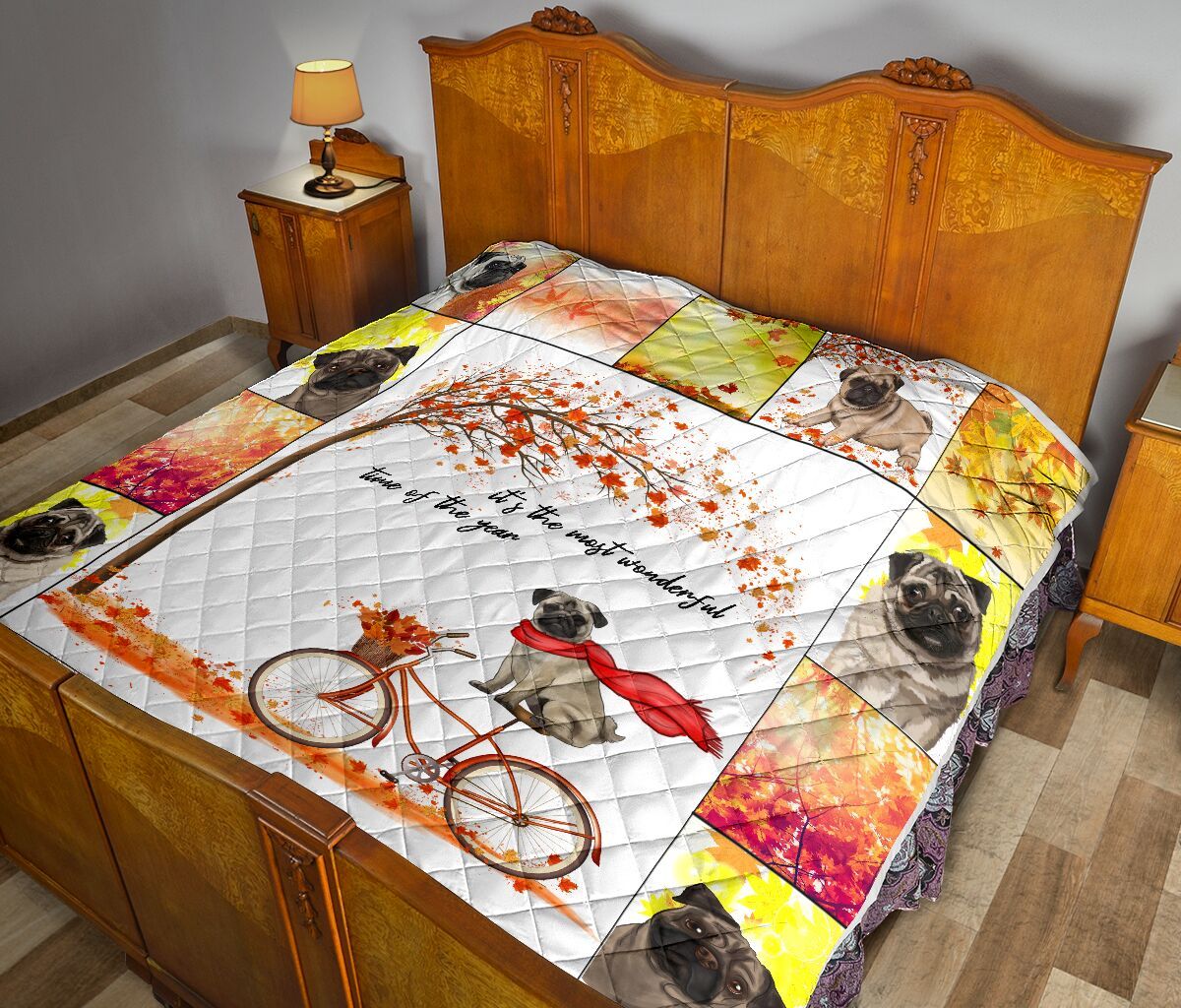 Pug Quilt Blanket DHC090120778TD