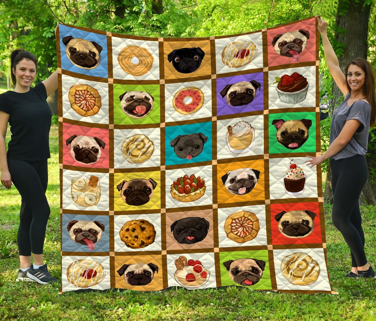 Pug Quilt Blanket DHC1301501VT