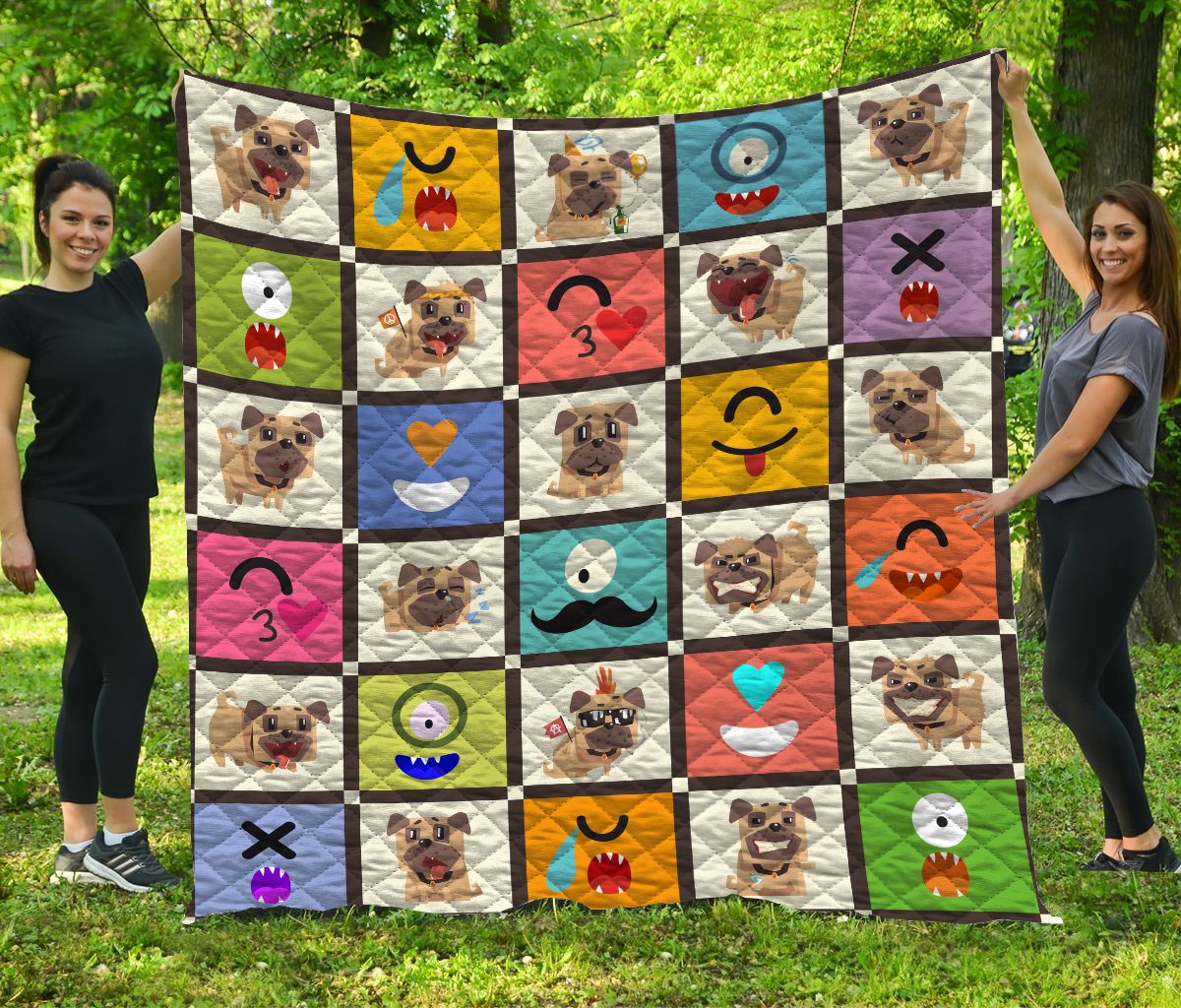 Pug Quilt Blanket DHC1301503VT