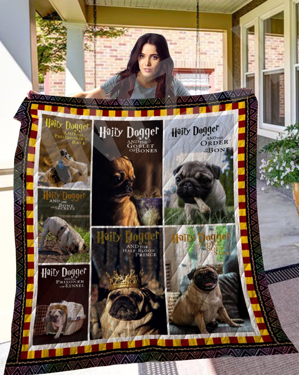 Pug Quilt Blanket DHC13121877VT