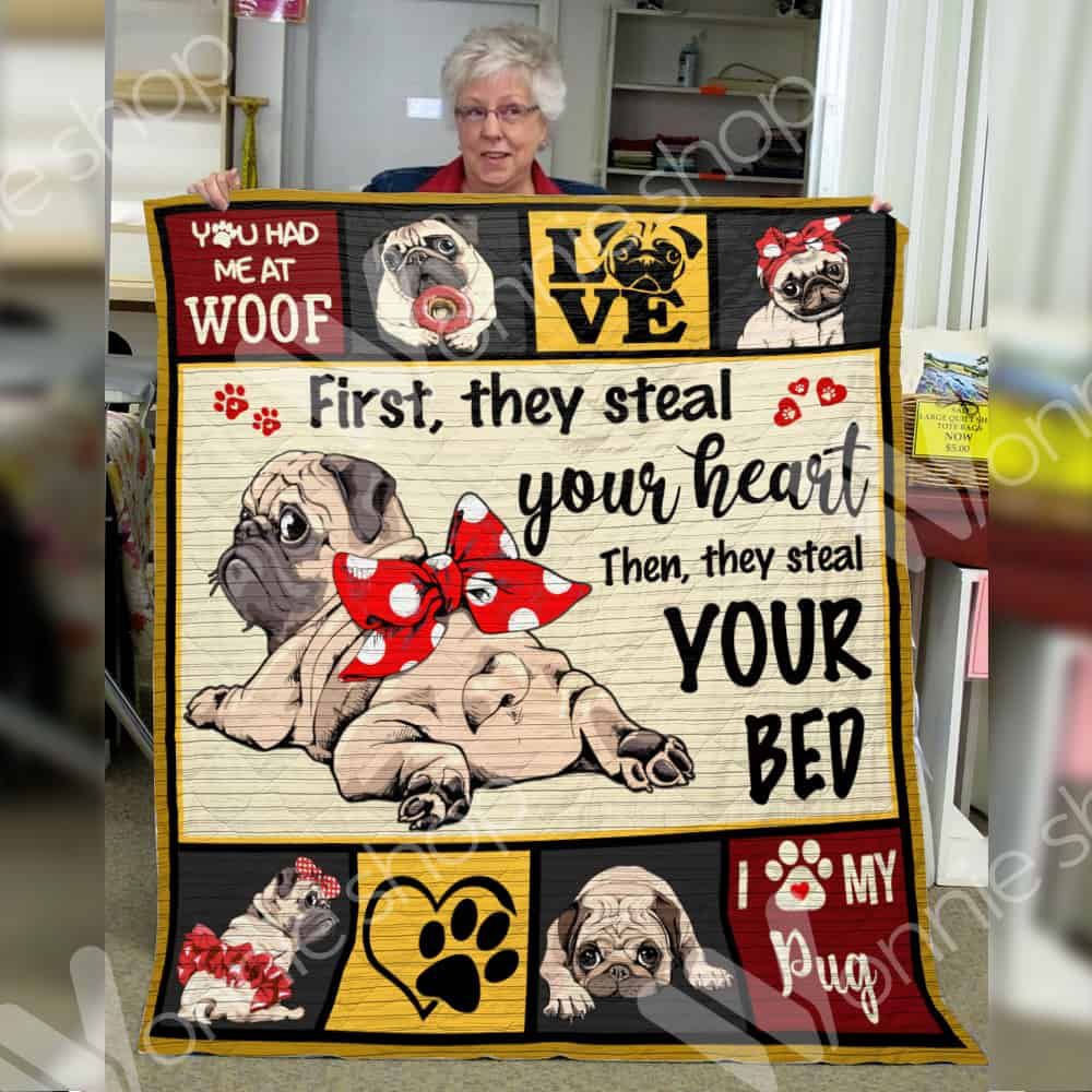Pug Quilt Blanket DHC13122804VT