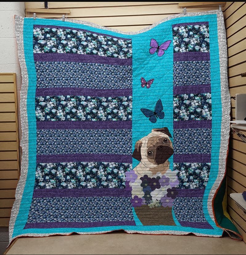 Pug Quilt Blanket DHC13123721VT