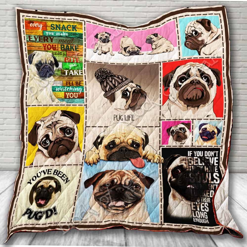 Pug Quilt Blanket DHC13123802VT