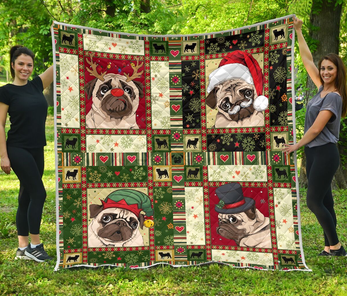 Pug Quilt Blanket DHC13123920VT