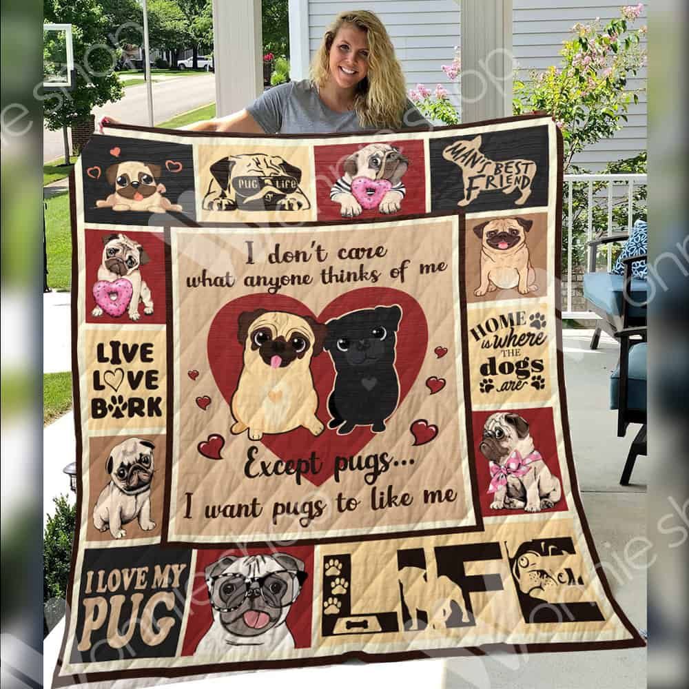 Pug Quilt Blanket DHC1312424VT