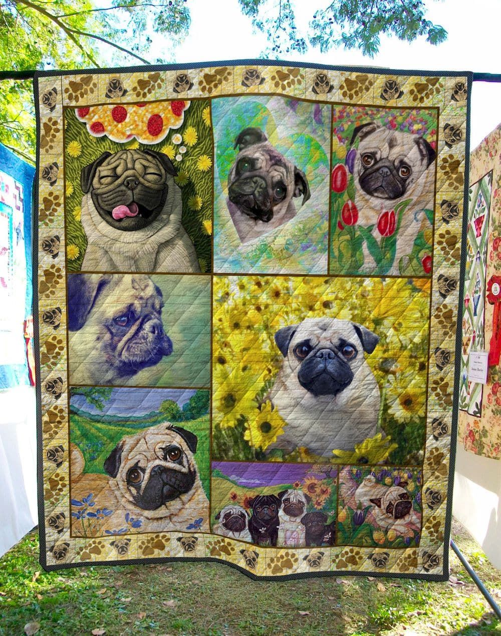 Pug Quilt Blanket DHC1312538VT