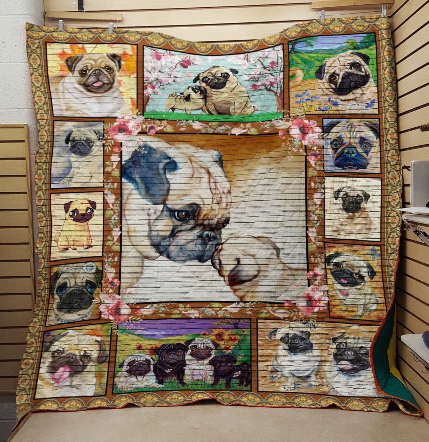 Pug Quilt Blanket DHC1312544VT