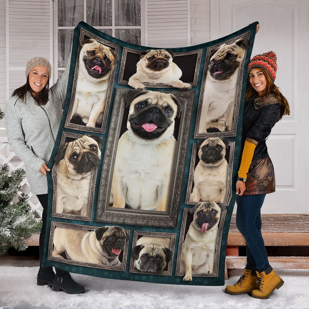 Pug Quilt Blanket DHC150120718TD