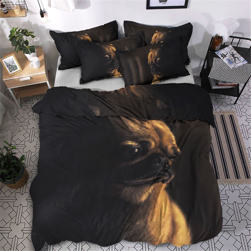 Pug Sad Bedding Set