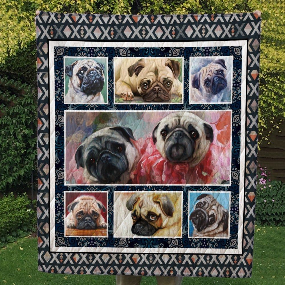Pug So So Cute Quilt Blanket DHC31121075TD
