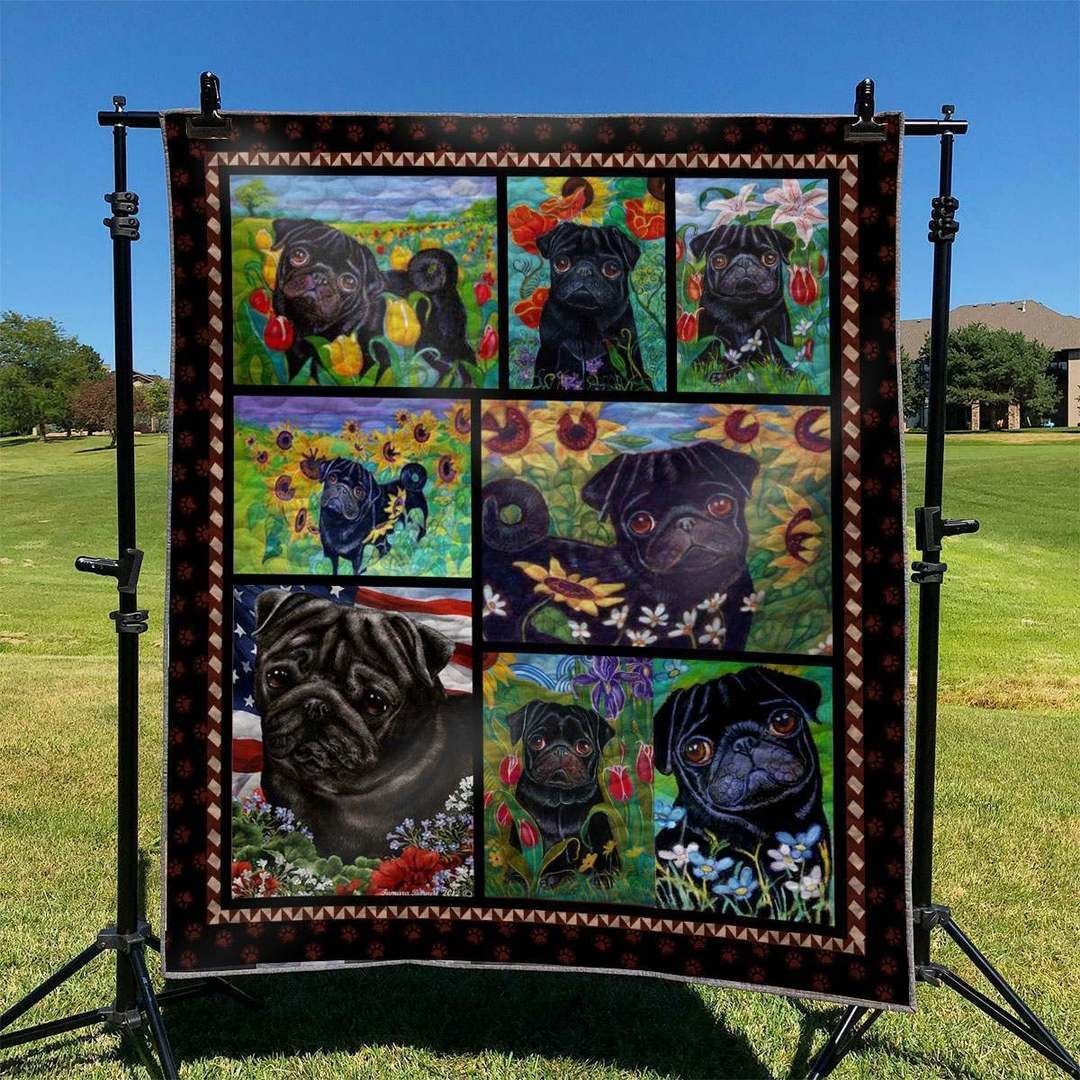 Pug TD2809734 Quilt Blanket