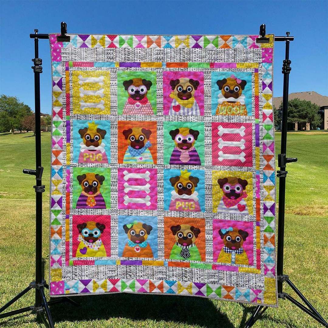 Pug TD2809740 Quilt Blanket
