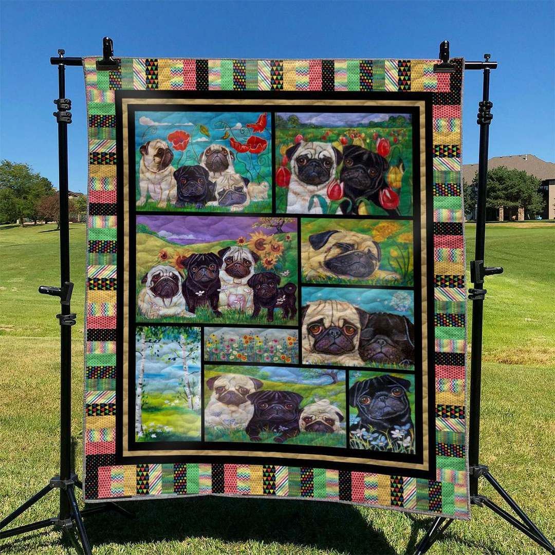 Pug TD2809743 Quilt Blanket