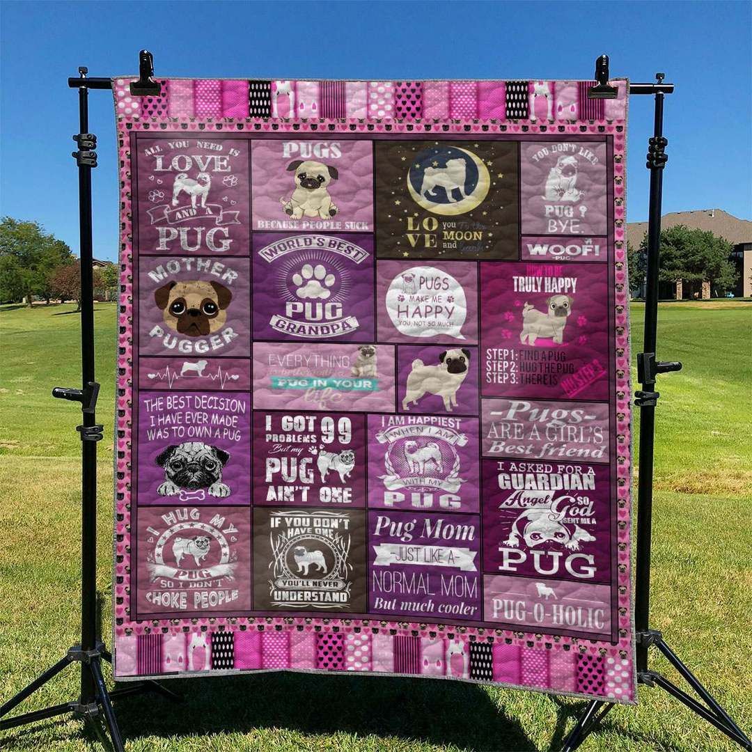 Pug TD2809745 Quilt Blanket