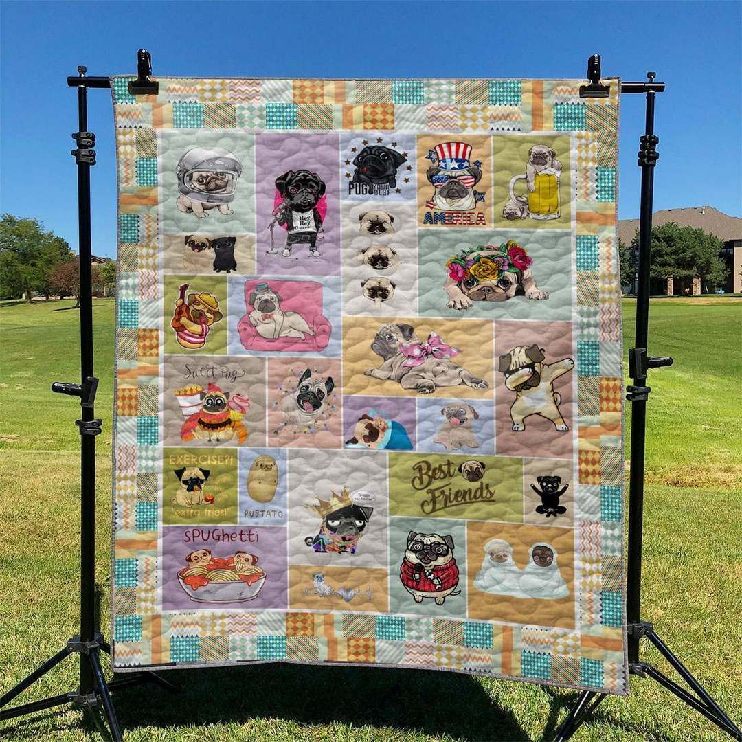 Pug TD2809749 Quilt Blanket