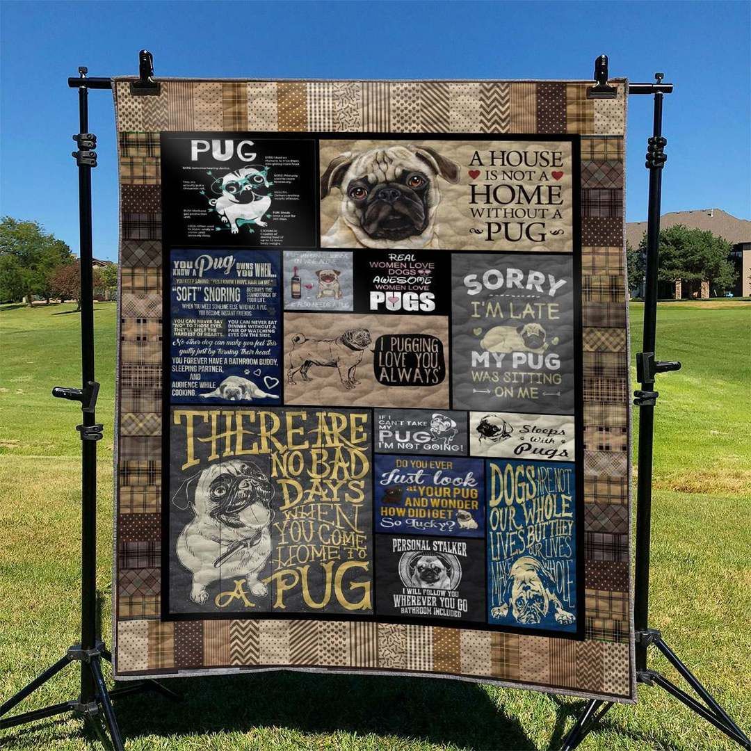 Pug TD2809751 Quilt Blanket