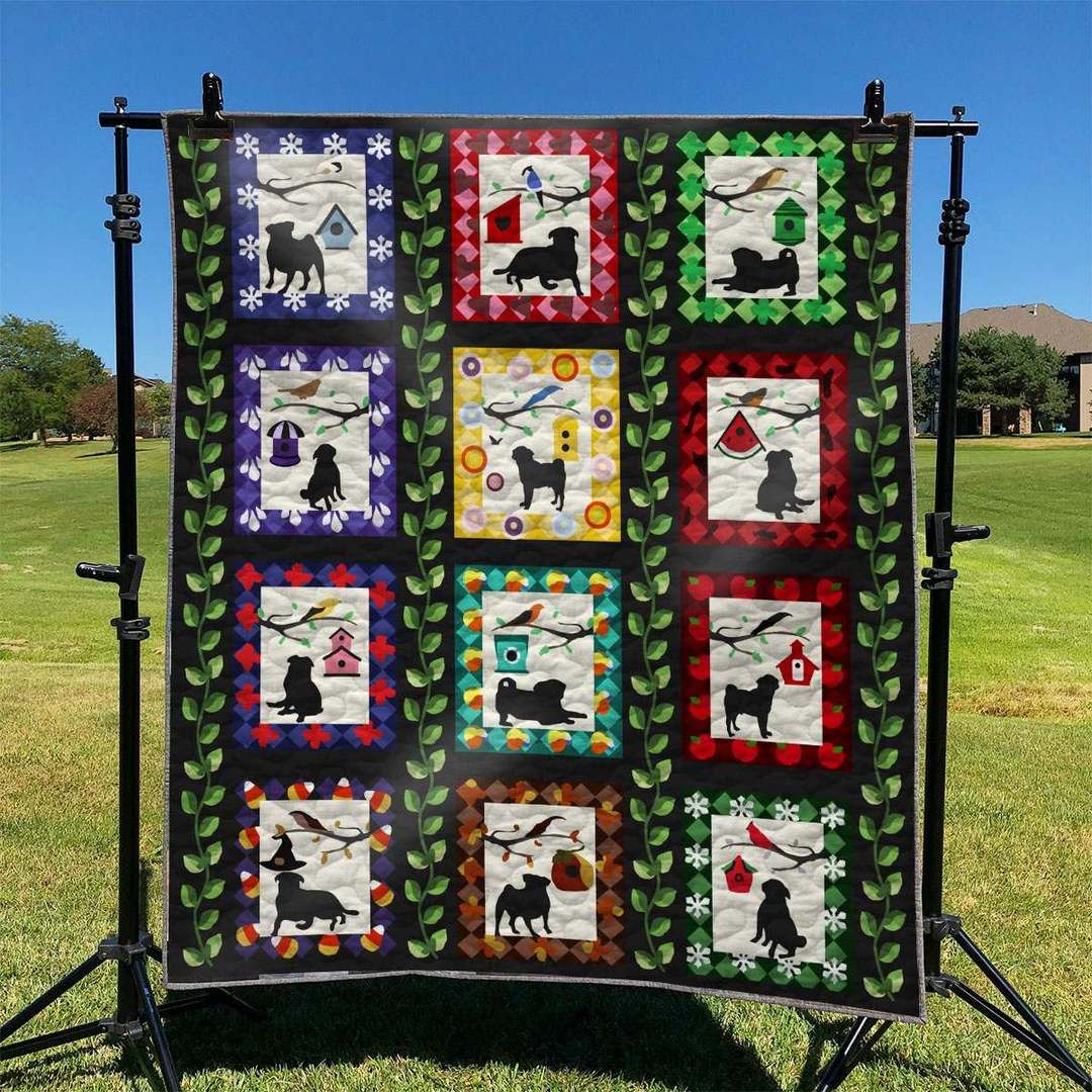 Pug TD2809754 Quilt Blanket