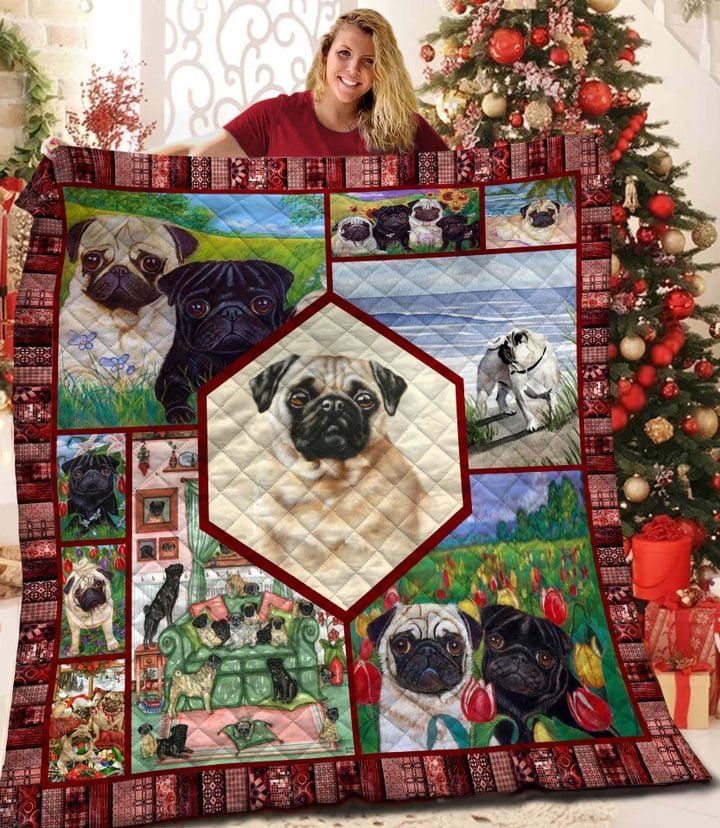 Pug The Pug Love Quilt Blanket Dhc04011614Dd