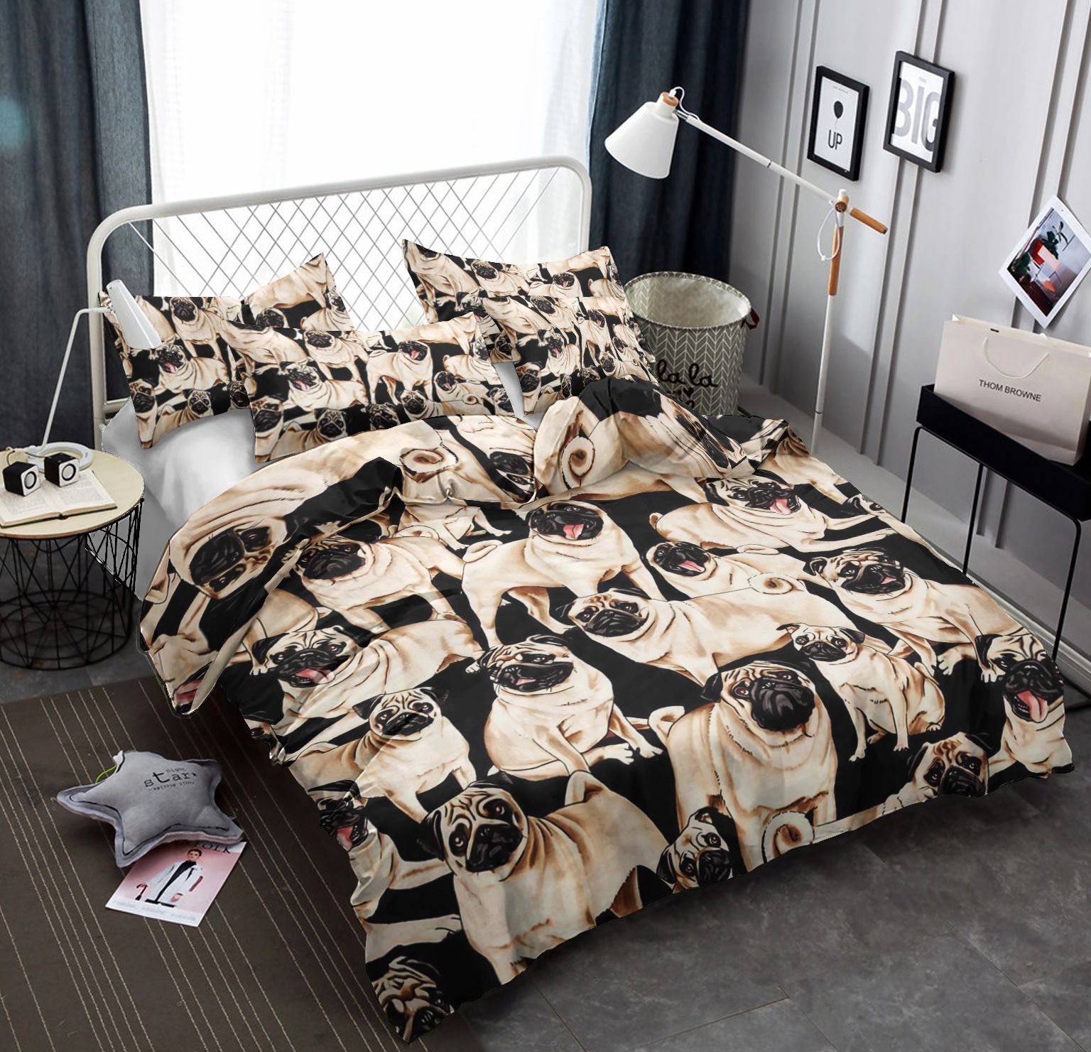 Pug Bedding Set