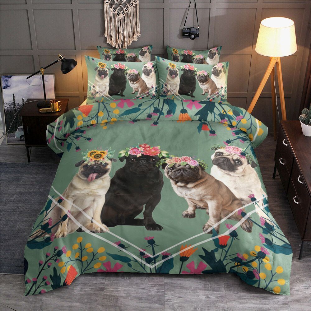 Pug Bedding Set