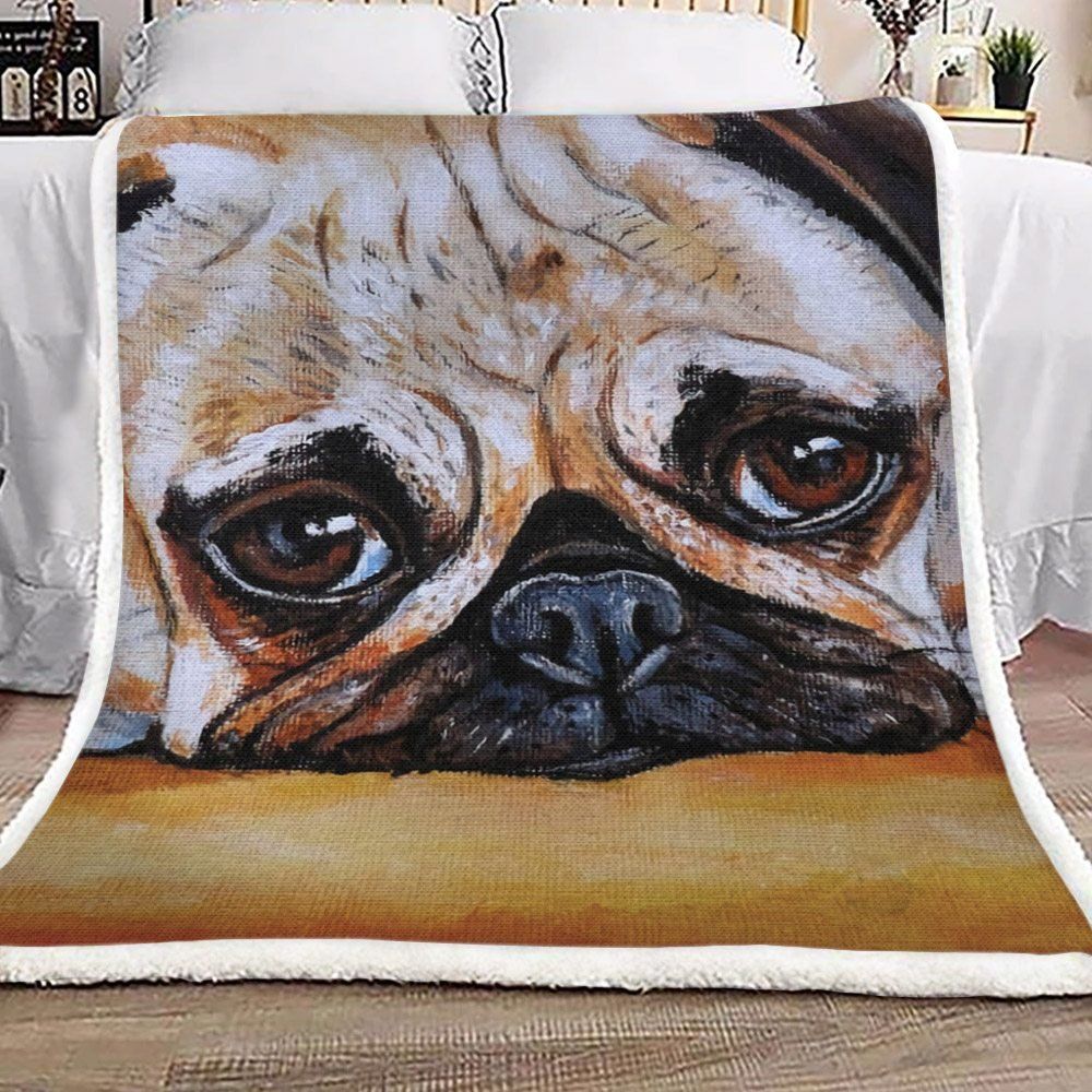 Pug Sherpa Fleece