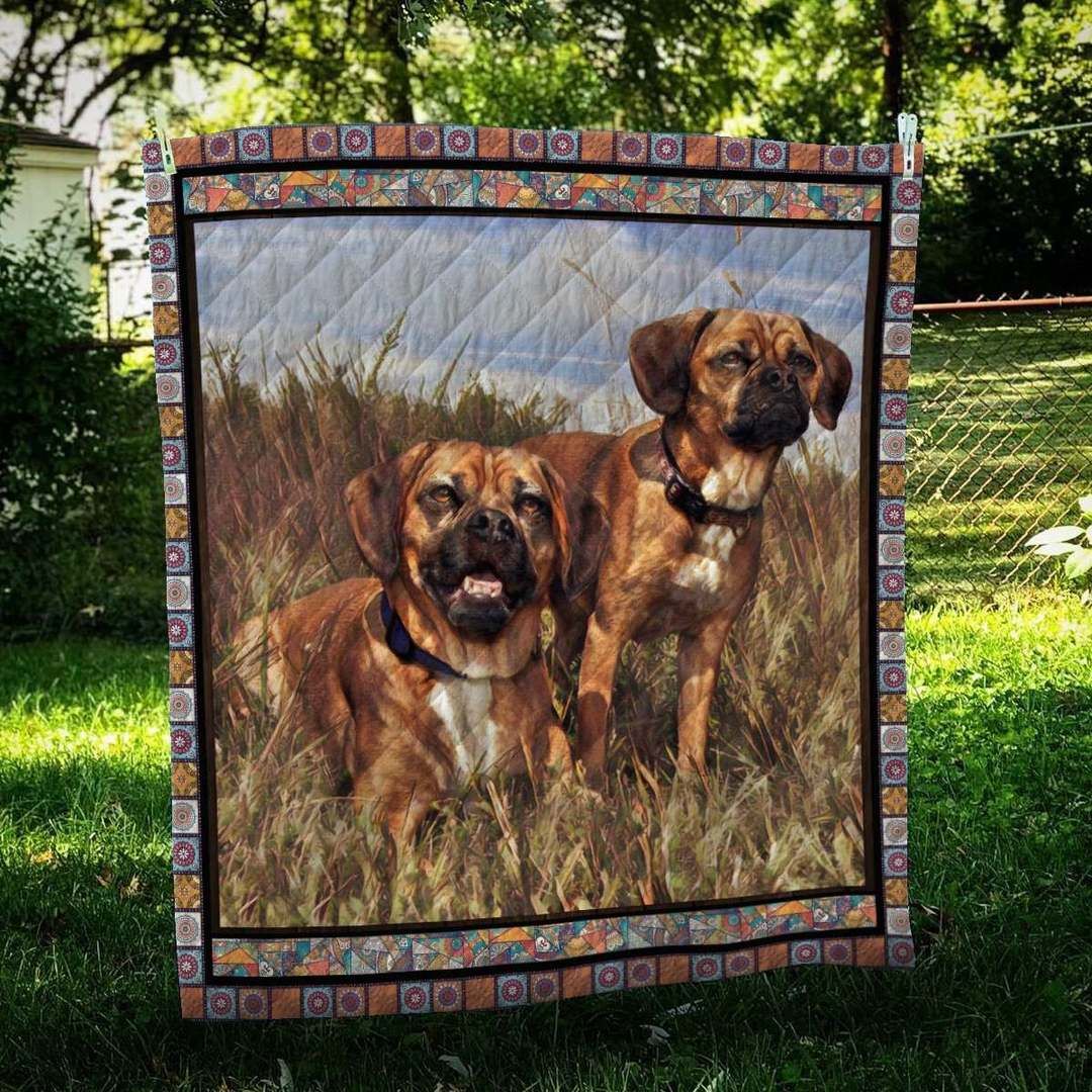 Puggle CL10100206MDQ Quilt Blanket