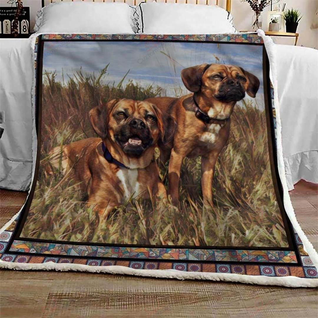 Puggle Fleece Blanket