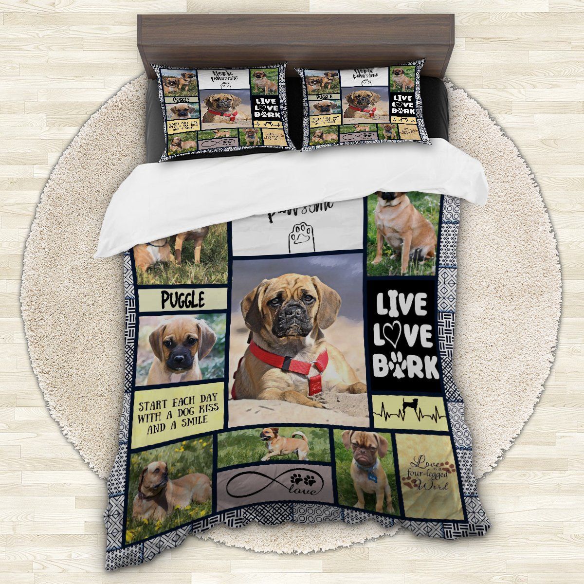 Puggle Pawsome Bedding Set