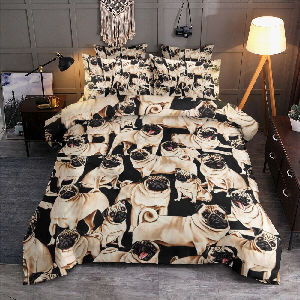 Pugs Dog Bedding Set