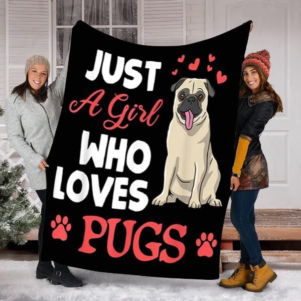 Pugs Sherpa Fleece Blanket