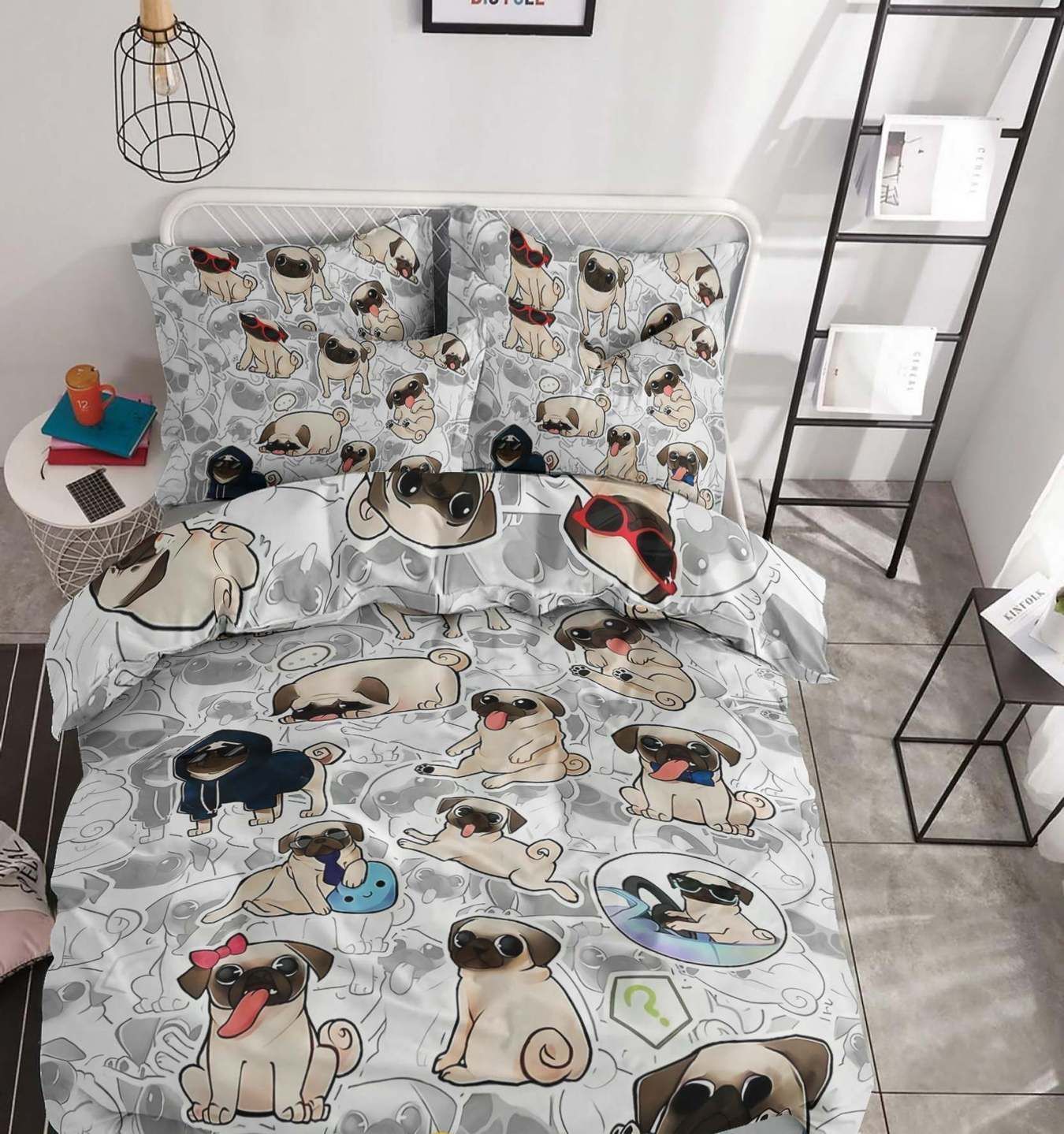Pugs Bedding Set