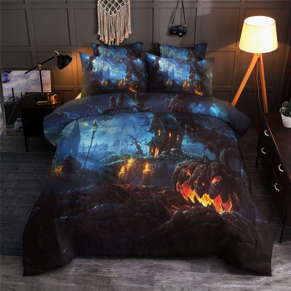 Pumpkin Halloween Bedding Set