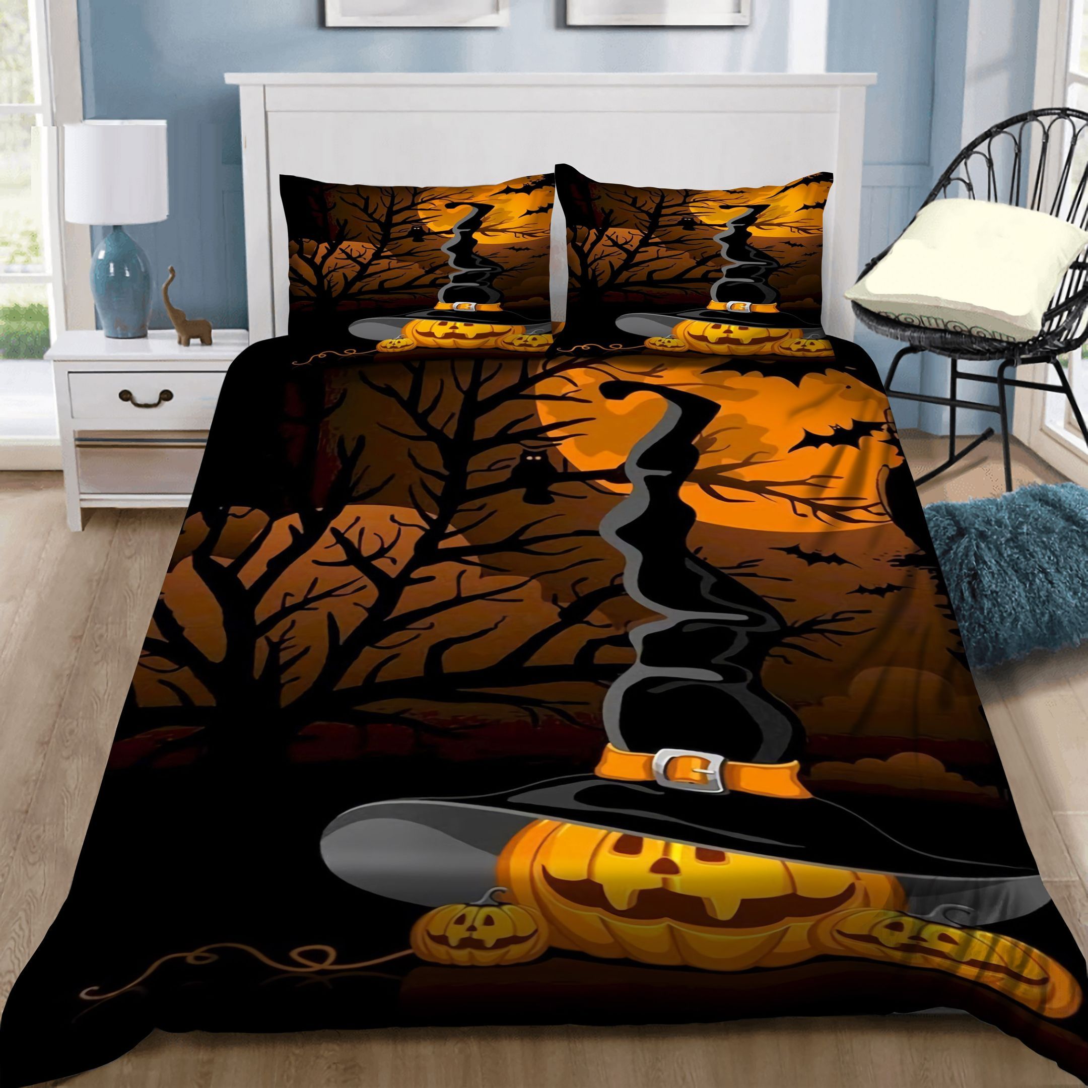 Pumpkin Halloween Bedding Set