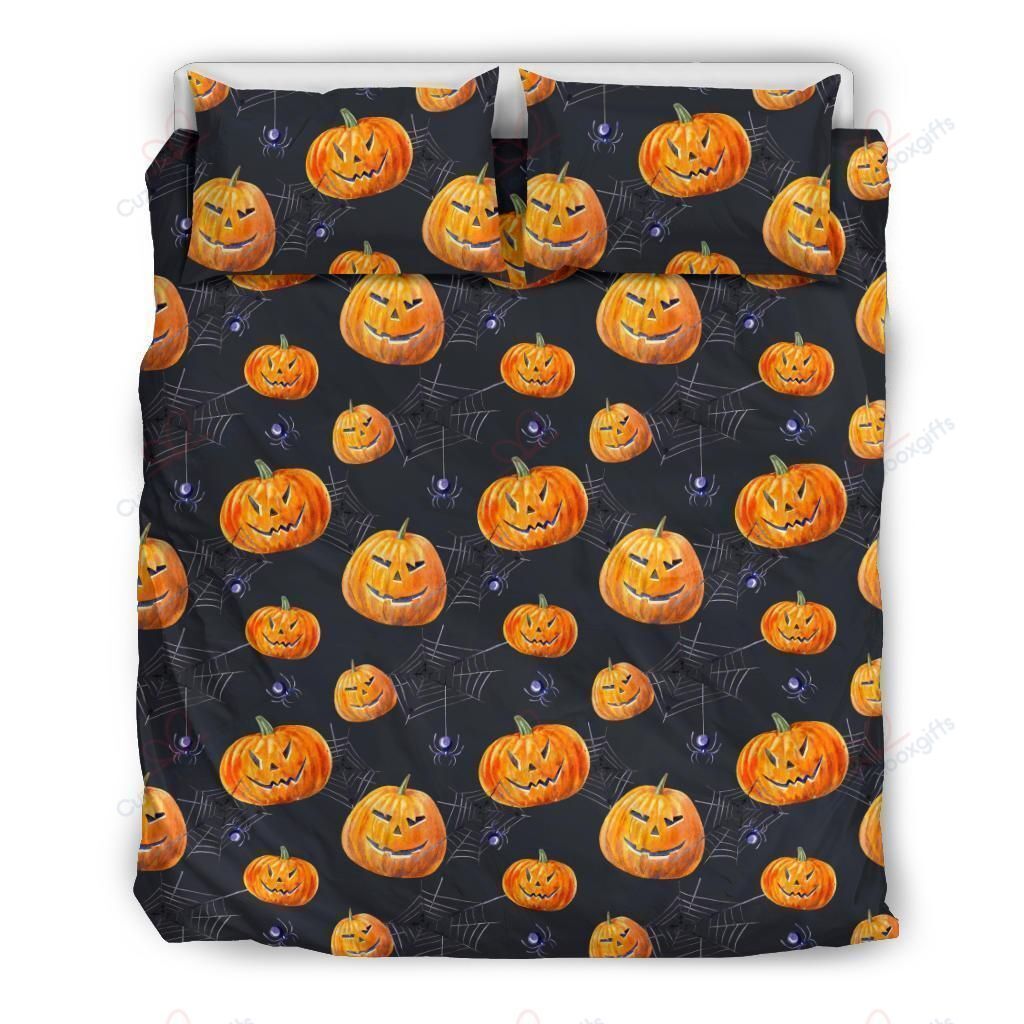 Pumpkin Halloween Printed Bedding Set