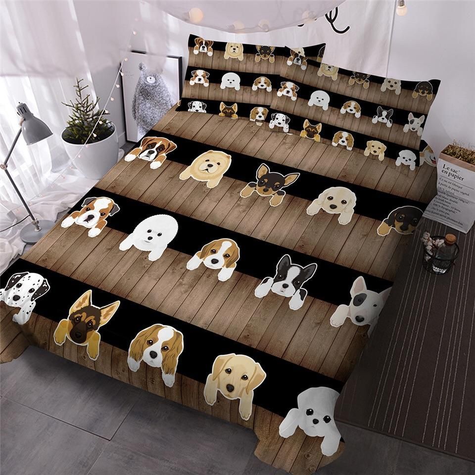 Puppy Fence Bedding Set