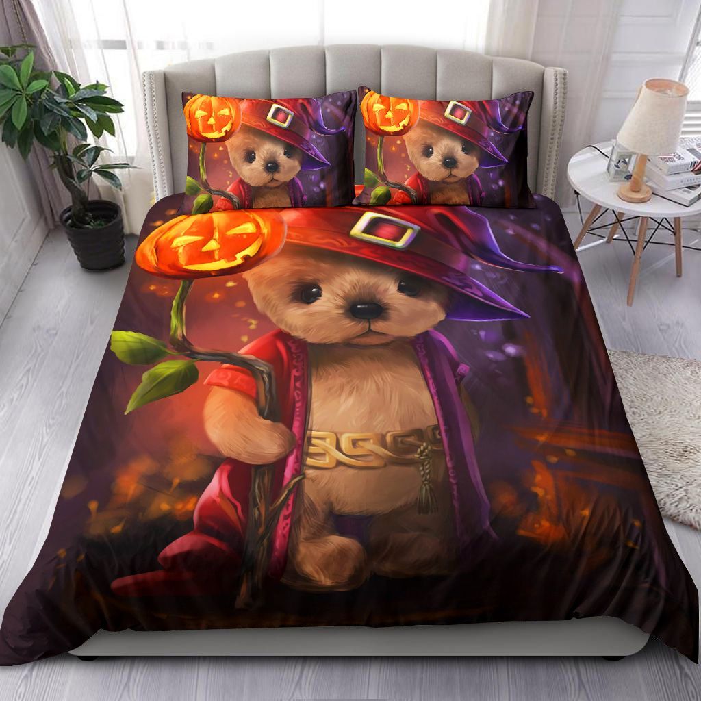 Puppy The Pumpkin Wizard Bedding Set