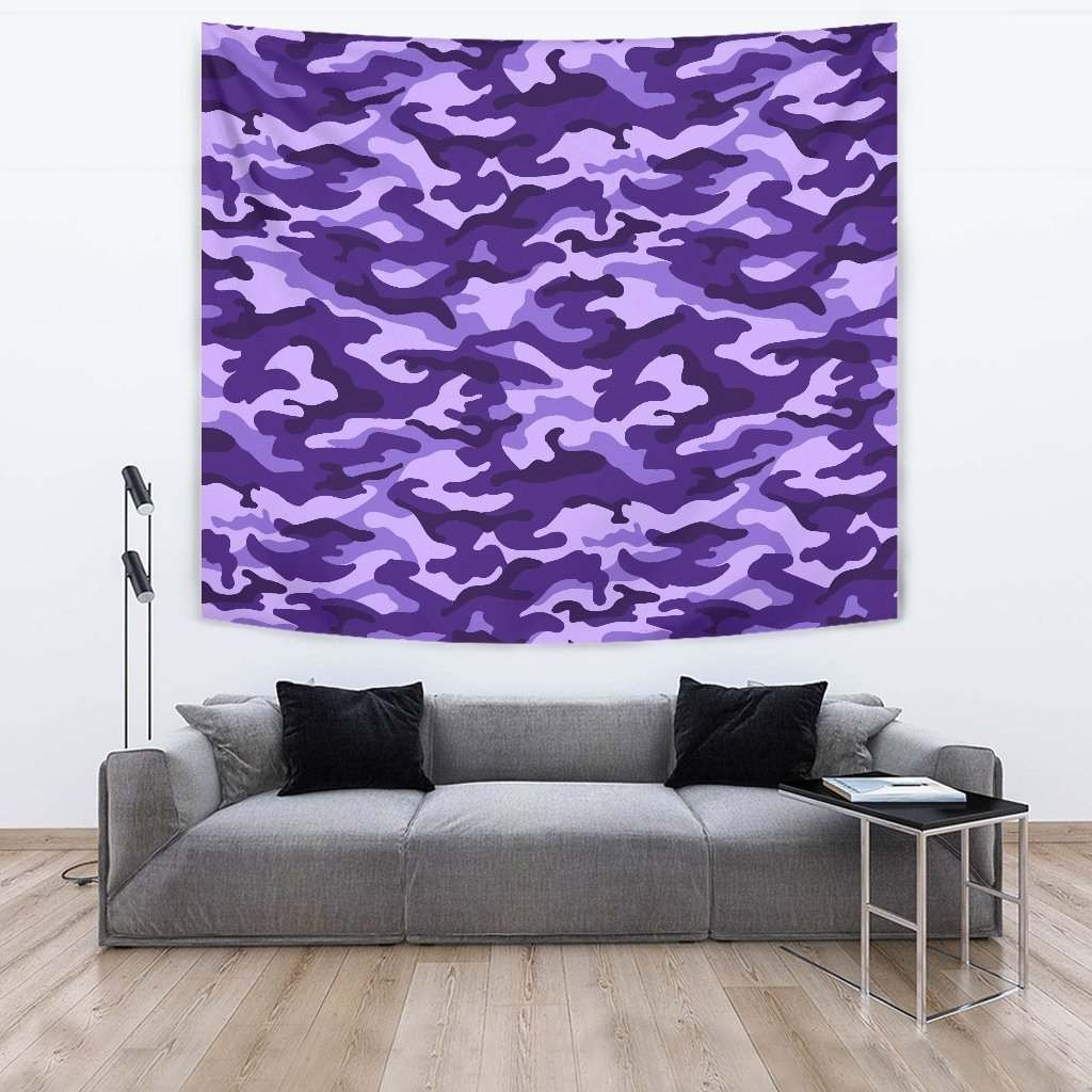 Purple Camouflage CL17100113MDT Tapestry