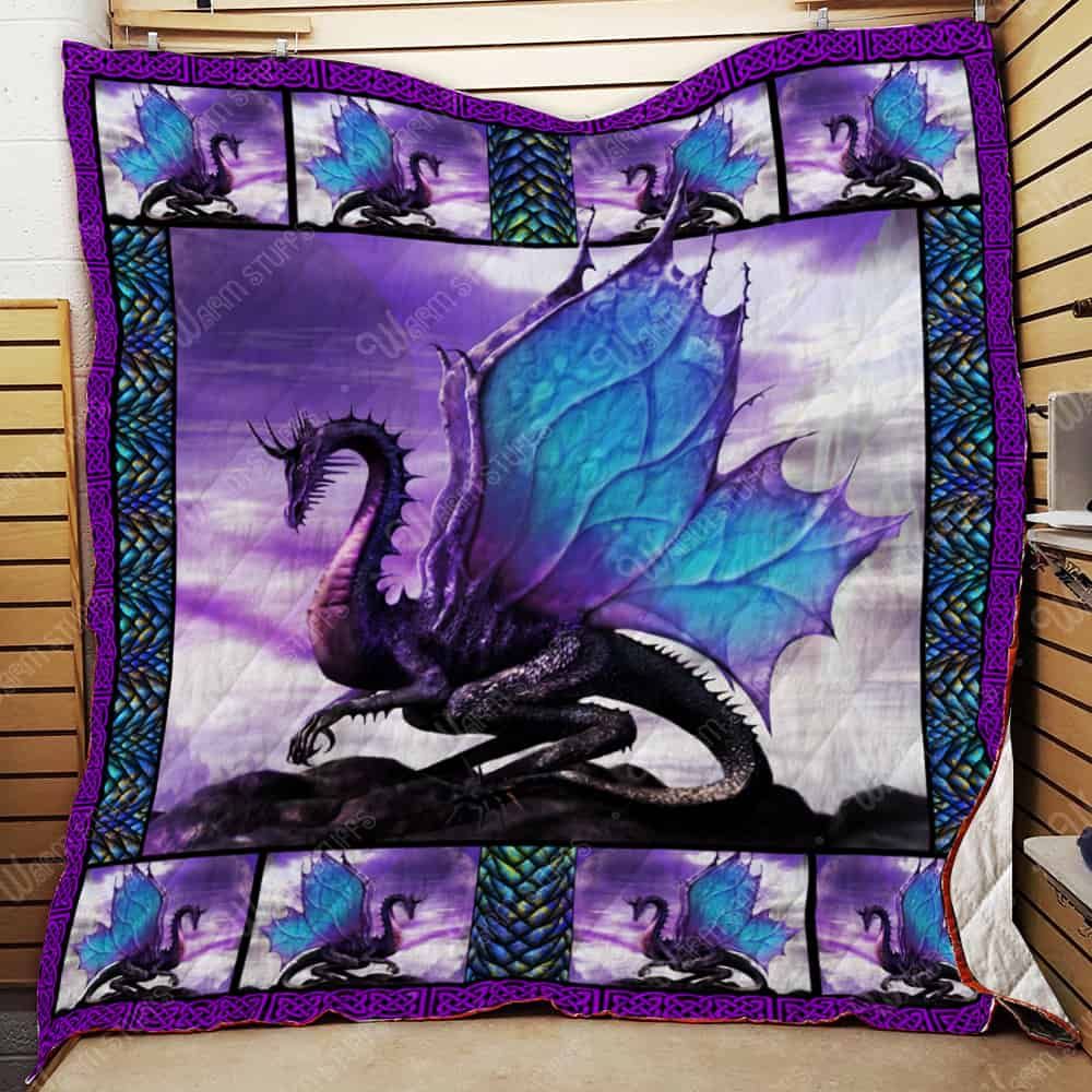 Purple Dragon Quilt Blanket Kb Dhc1312230Dd