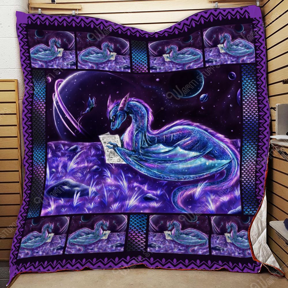 Purple Dragon Quilt Blanket Kp Dhc131277Dd