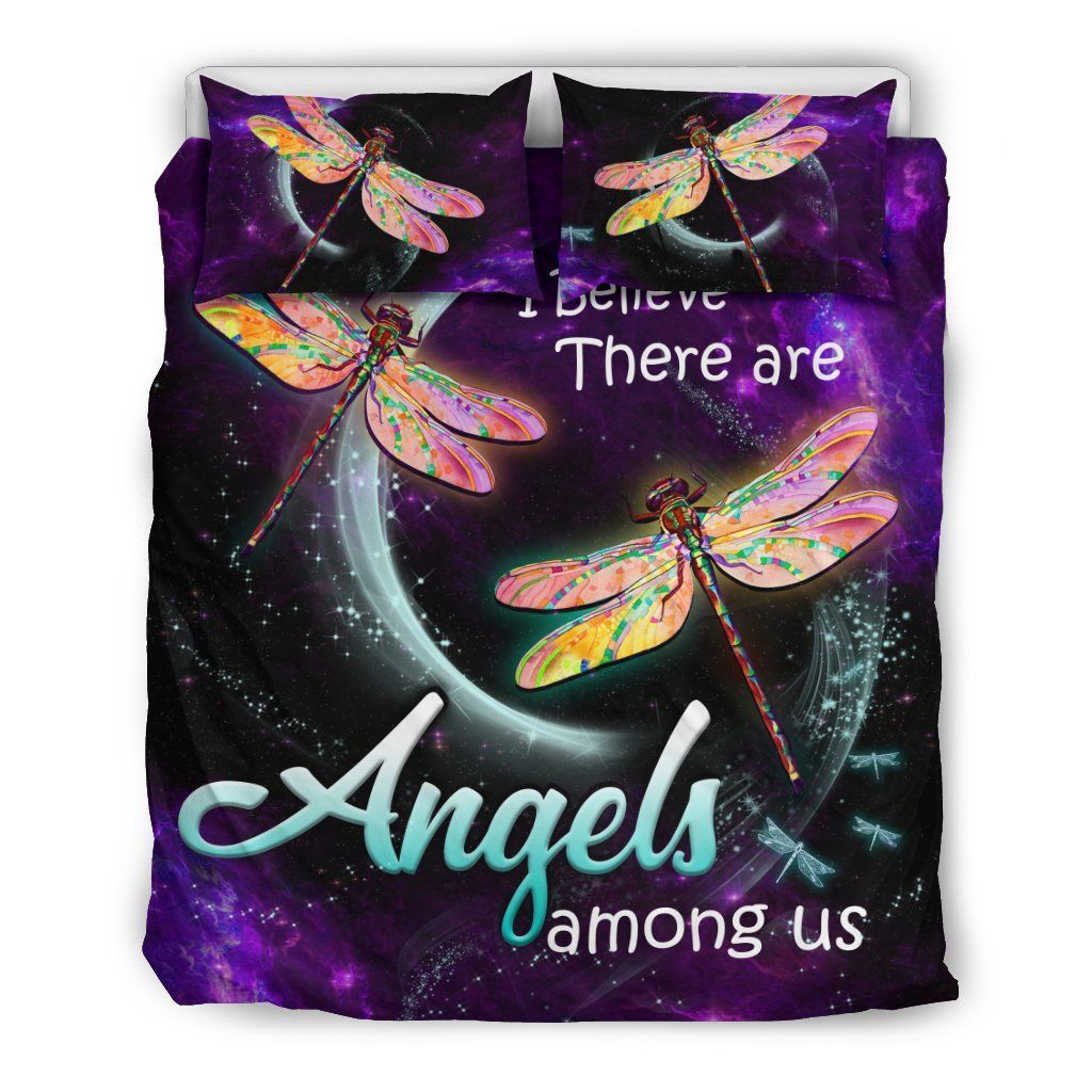 Purple Dragonfly Bedding Set