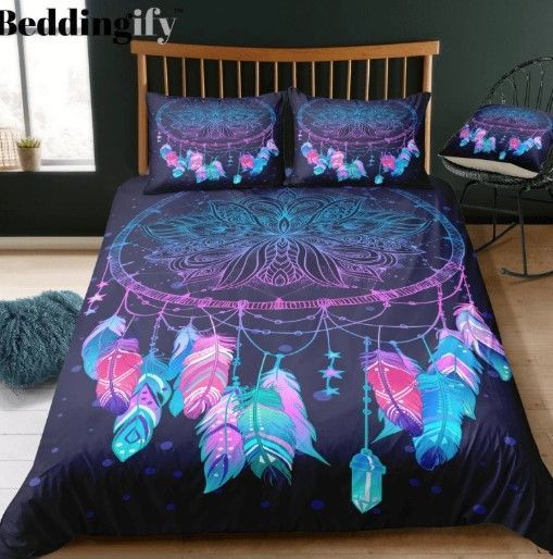 Purple Dreamcatcher Bedding Set