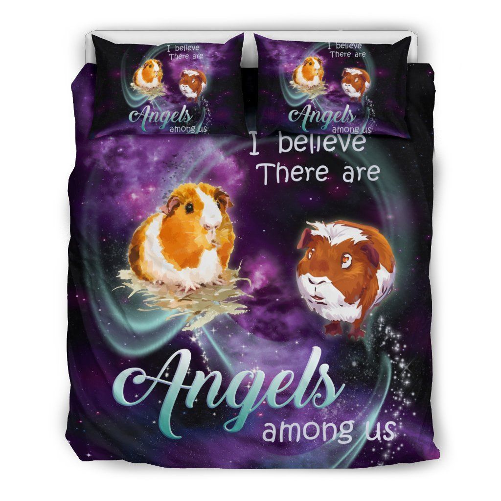 Purple Galaxy Angel Guinea Pig Bedding Set