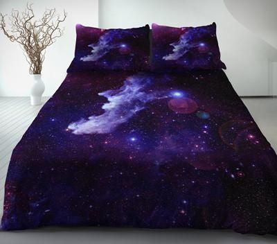 Purple Galaxy Bedding Set